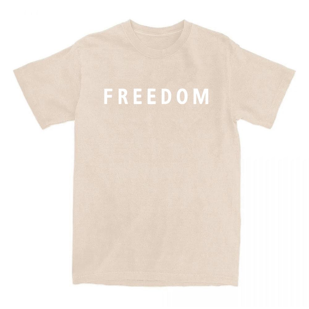 Svoboda Charlie Kirk Tričko Bavlna Volné Ležérní Dámské/Pánské Trička Unisex Streetwear Amerika Americká Móda Dámská Trička