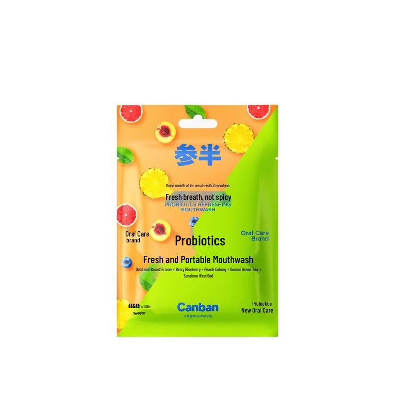 Canban Probiotic Portable Mouthwash, 25 Sachets