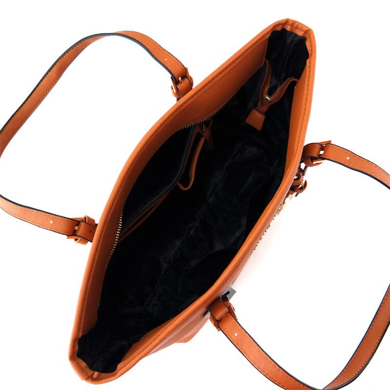 Damen Trendtaschen: Beliebte europäische & amerikanische Mode Schulterhandtaschen aus genarbtem Leder