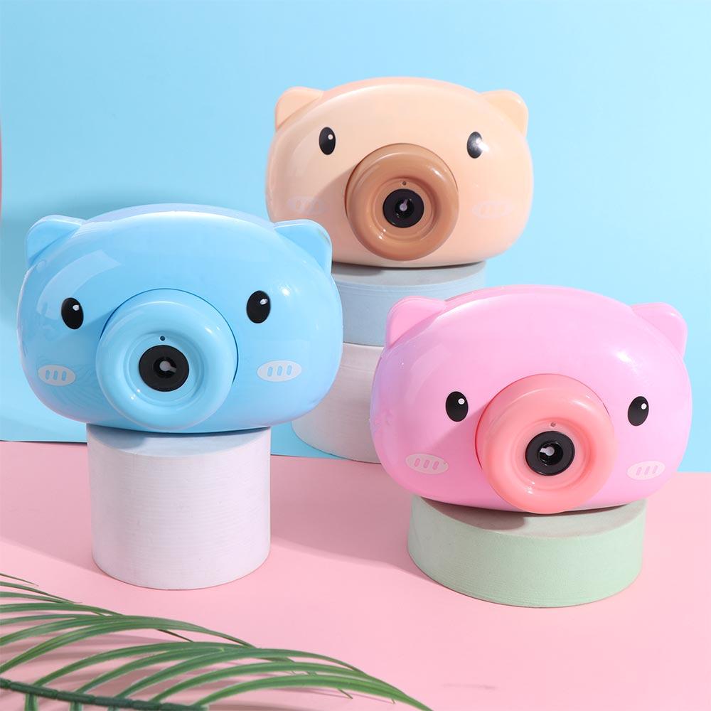 Durable Soap Bubble Maker Toy Automatic Cartoon Bubble Blower Chilren Bubble Machine  Girls Boys