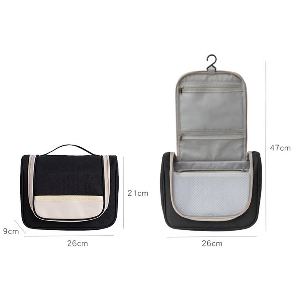 

Toiletry Bag with Hanging Hook Makeup Cosmetic Bag Large Capacity Travel Organizer for Men and Women Type 1