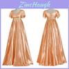 Rochie Elegantă Vintage Victoriană cu Talie Înaltă Stil Regency pentru Bal Poliester