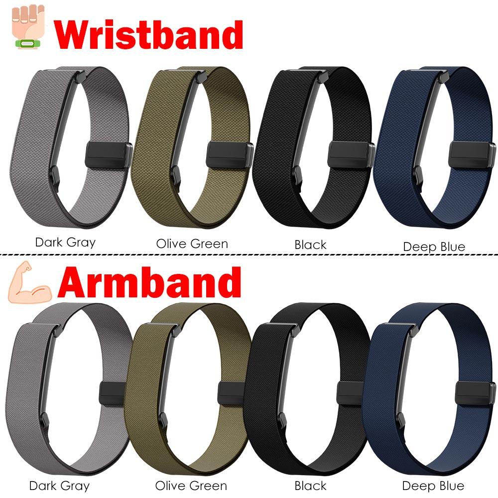 New Nylon Weave Arm Band for Google Fitbit Air Bicep Bands Fitness Tracker Band Magnetic Wristband for Google Fitbit Air Strap