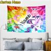 Custom Name Tapestry Rainbow Pony Tapestry Room Decoration Wall Hanging for Living Room Bedroom, Dormitory, Birthday and Christmas Gifts