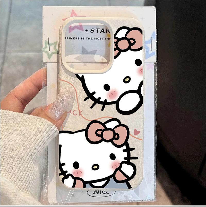 Kawaii Hello Kitty Phone Case For Samsung Galaxy A57 5G A55 A54 A07 A06 A15 A54 A53 A37 A32 A23 A34 A35 A36 A05 A73 5G Casing