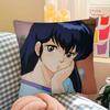 1Pc Maison Ikkoku Cartoon Pillow Case Fashion Square Pillowcase Bedroom Sofa Room Ins Decoration Leisure