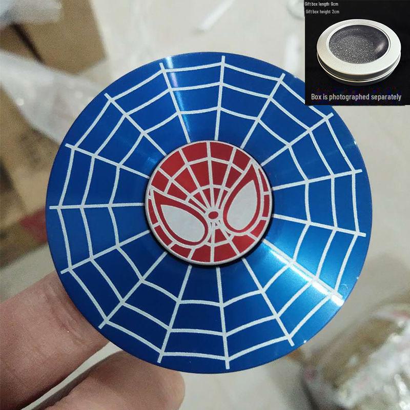 Leuchtendes, buntes Fingergyroskop aus Metall – cooles Dekompressionsspielzeug als Geschenk für Jungen und Schüler