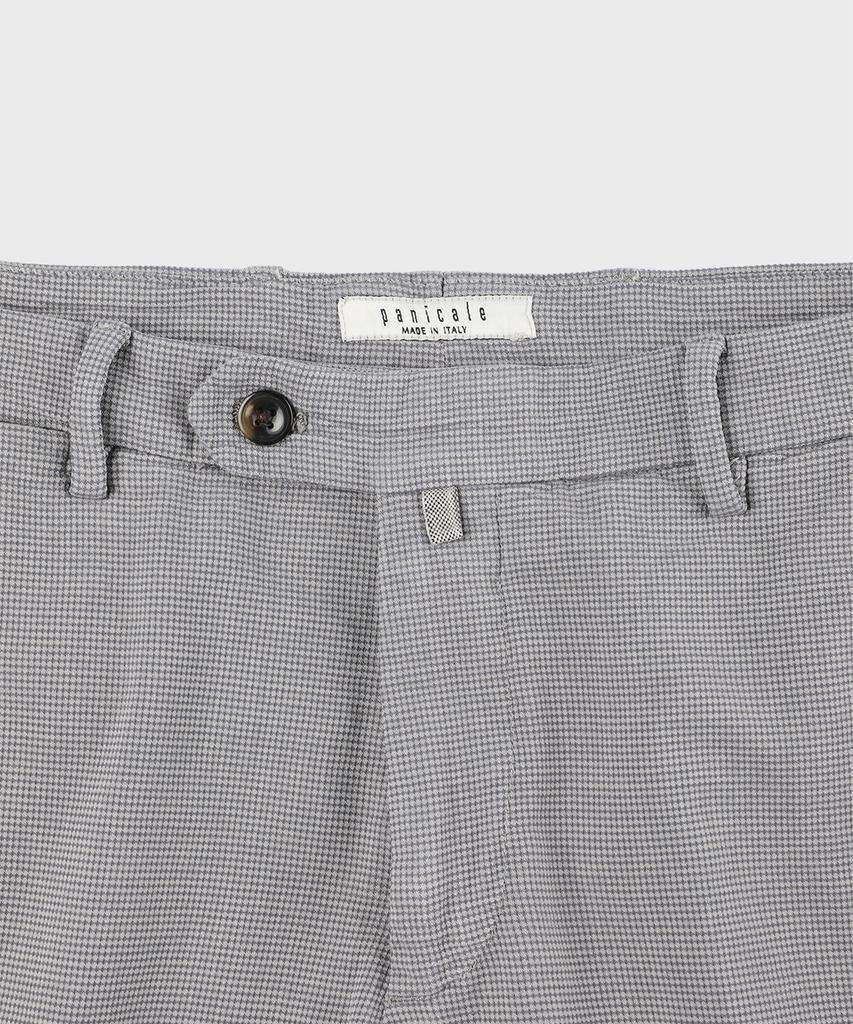 PANICALE Gray Regular Slim Fit Patterned Pants