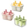 Ice Cream Maker Mold with Stick Food Grade Silicone Homemade Popsicles Mould Double Layer Ice Cubes Tray Kitchen Tool