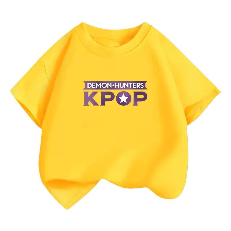 Kids Girls Kpop Hunters Zoey Mira Rumi Huntrix Print T-shirt