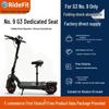Scaun Ridefit pentru Ninebot MAX G3: Eliberare Rapidă, Design Monobloc