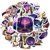 35pcs-100pcs Mystical Fantasy Decals Gothic Occult Stationery Stickers DIY Stickers For Laptop Luggage Phone
