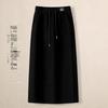 Gonna a pieghe A-line elastica con velluto interno, Autunno/Inverno 2025