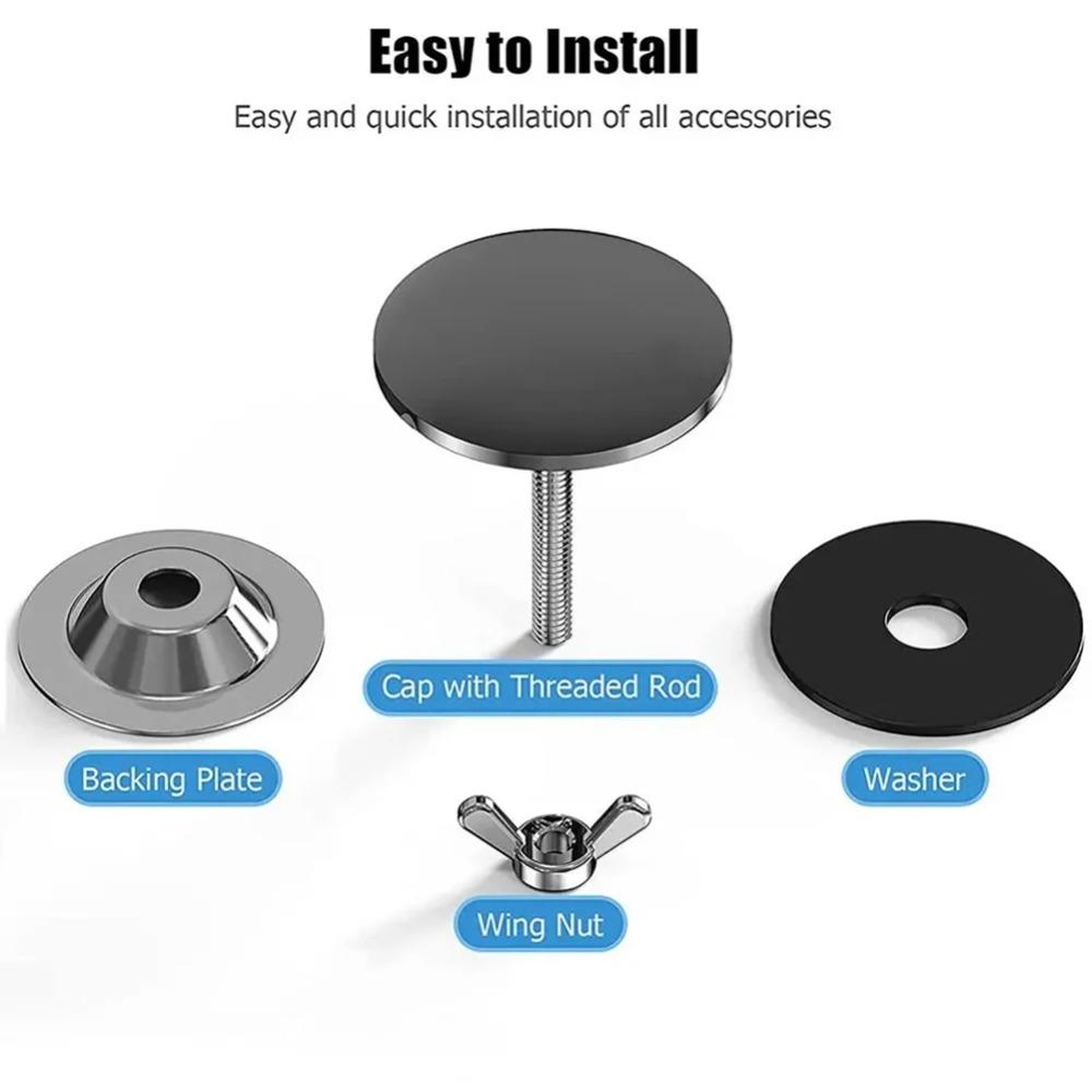 Stainless Steel Metal Sink Hole Cover Kitchen Faucet Hole Cover Tap Hole Blanking-Plug Stopper Basin Cover
