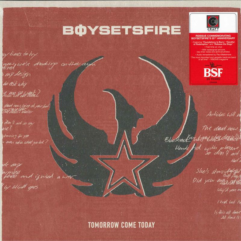 

LP Record BOYSETSFIRE - Tomorrow Come Today CR00269 CRAFT 2019 Europe Rock