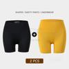 Flarixa 2 buc. Pantaloni de siguranță 3 în 1 Pantaloni scurți pentru femei, fără sudură, cu talie înaltă, lenjerie de corp pentru modelarea corpului, chiloți boxer din mătase de gheață de dimensiuni mari, subțiri