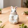 3D Flexible Rabbit Mold Silicone Soap Molds Cell Phone Stand Mold For Making Soap Resin Craft Candle Wax Clay Easter Decoration