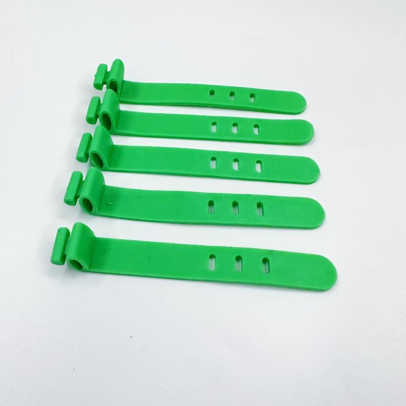 TPR Cable Organizer Straps 10 Pcs Reusable Adjustable Multi-Color Cord Ties for Headphones Chargers Small Electronics Home Use