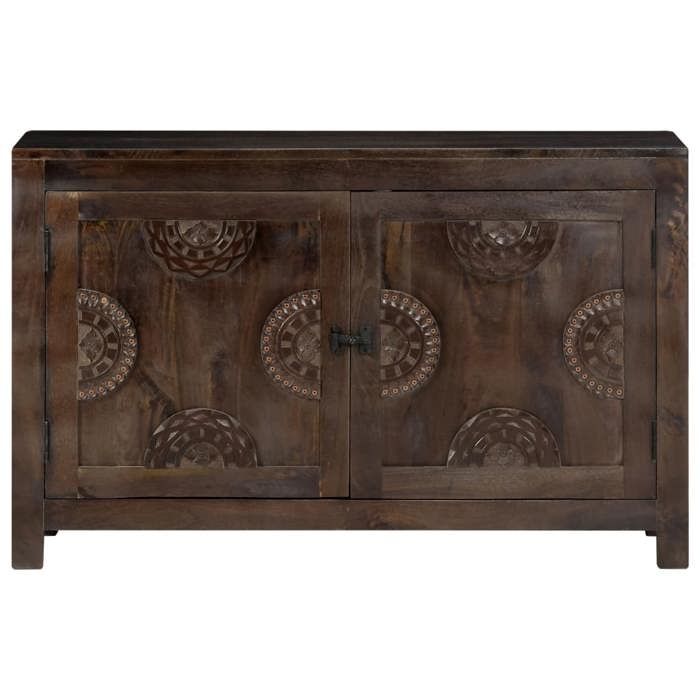Maison Exclusive - Buffet avec dessin sculpté 110x35x70 cm Bois de manguier massif