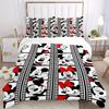 3pcs Mickey, Minnie Printed Bedding Set, Breathable And Soft, Machine Washable, Christmas Gift, Suitable for Bedroom Decoration, 115