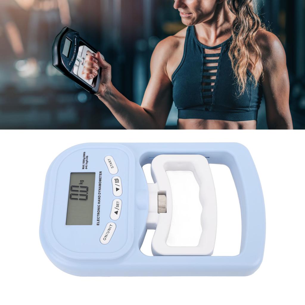 Hand Grip Strength Trainer High Accuracy Digital LCD Display 396lbs Electronic Hand Dynamometer for Sport Training
