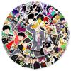 50 Japanese Anime Stickers: Mob Psycho 100 Shigeo Kageyama for Journal Decoration - Waterproof 2D Anime Merchandise.
