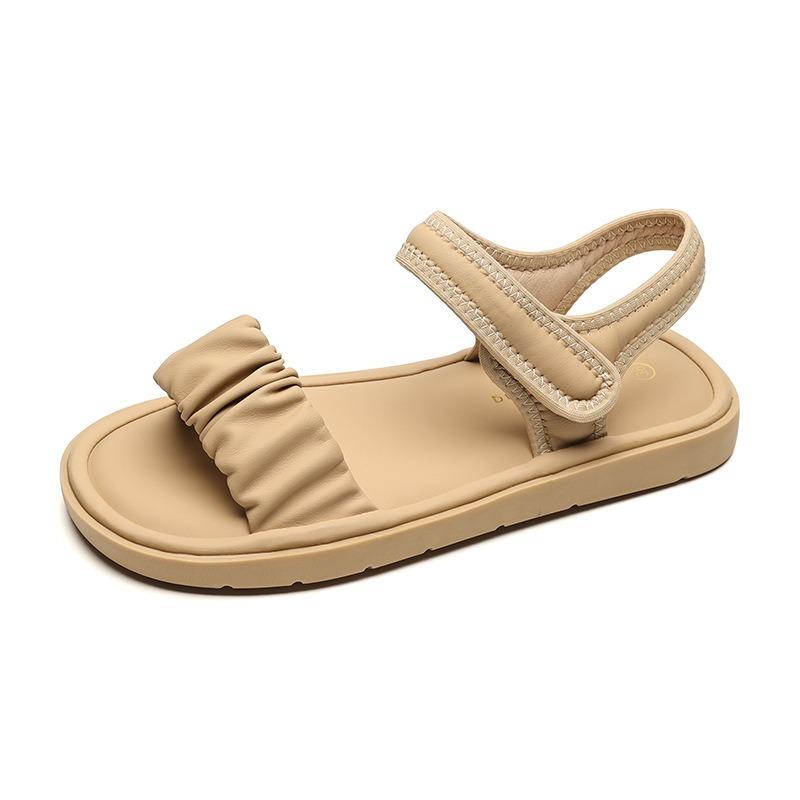 

Босоножки на платформе женские летние универсальные с мягкой подошвой римские туфли женские туфли больших размеров 42 хаки