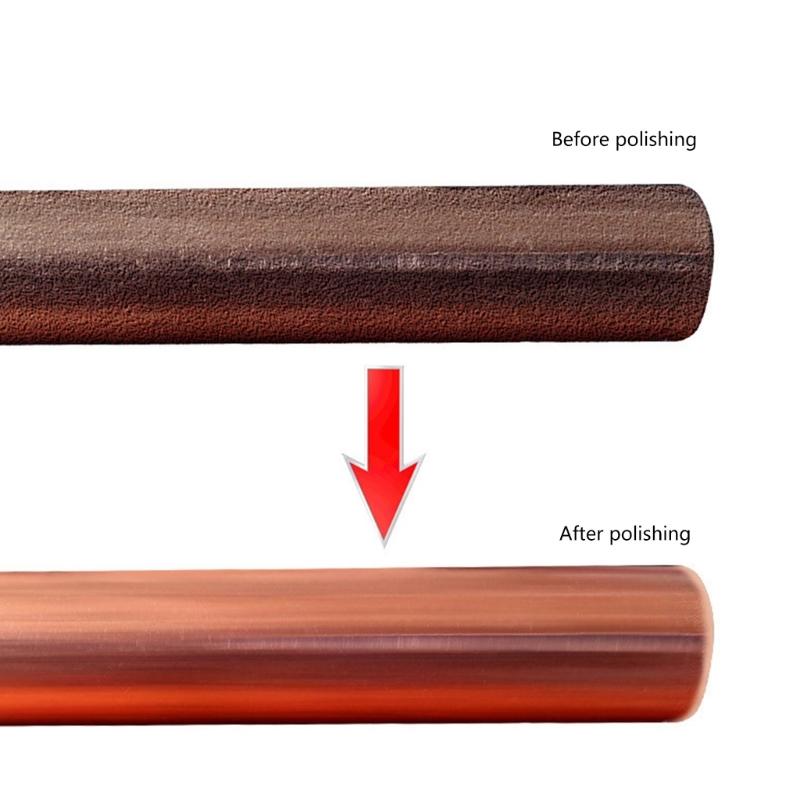 Copper Pipe Cleaner Cleaning Tool for Brazing Plumbing 1/2in & 3/4in Brush Copper Pipe Brush Inner Outer Thread Cleaner