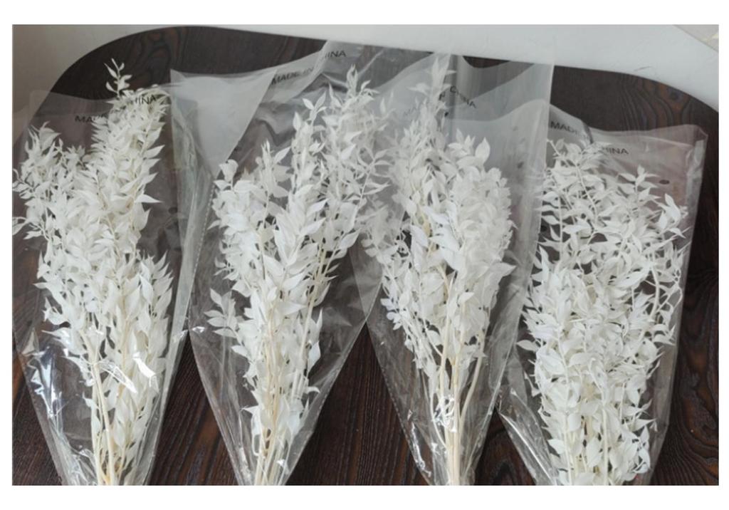 Rich Noble Leaf Dried Panda Bamboo Flowers - Photography Props for Weddings, Living Room, or Hotel Decorations