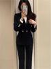 Women's Non-Iron Professional Suit Set – Ideal for College Interviews, Formal Wear, and Commutes. Two-Piece High-End Set for Spring and Autumn.