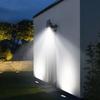 Waterproof Solar Clip Light White Light/Warm Light Super Bright LED Wall Light Easy To Install Adjustable Angle