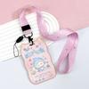 Cartoon Cat Ear Card Holder Acrylic Kpop Idol Photocard Holder Keychain Photo Sleeves Student Bank Bus ID Card Case Sleeve