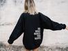 Women's Plus Velvet Hoodie with Kangaroo Pocket – Trendy Loose Fit, Letter Print, Drawstring Hood, 2026 Collection.