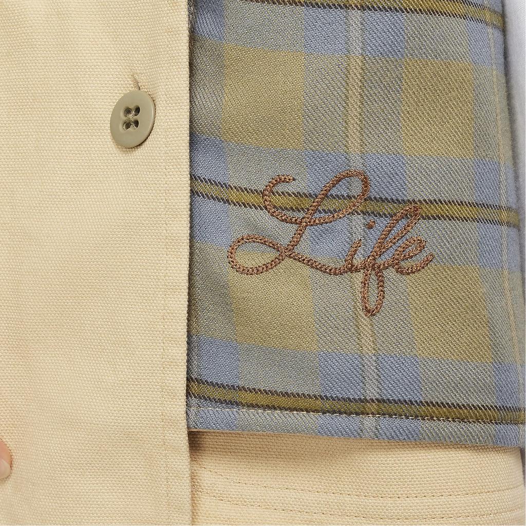Nike Flannel Lined Barn Jackets & Coats Men's Sesame Yellow FZ0133-252