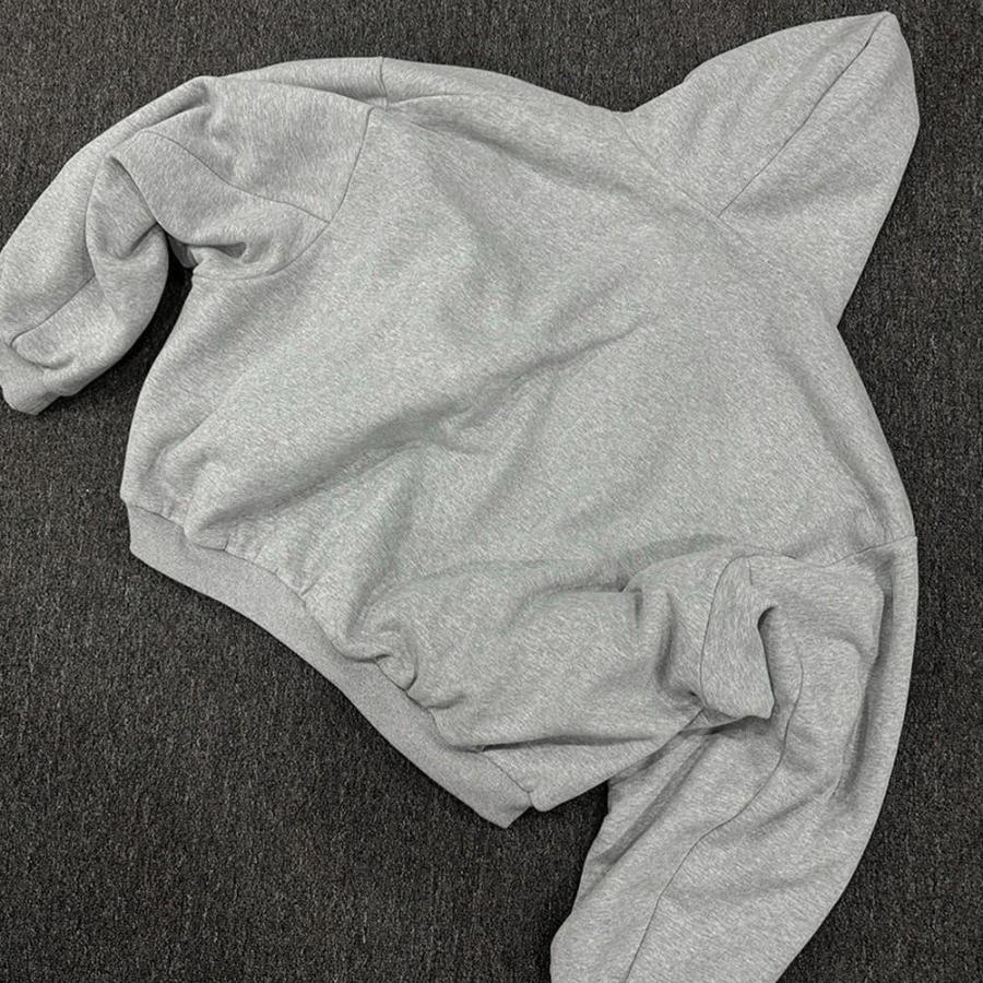 Karierter Y2K Zip-Up Doppelseitiger Cardigan Hoodie für Herbst/Winter – Unisex Streetwear Sweatshirt