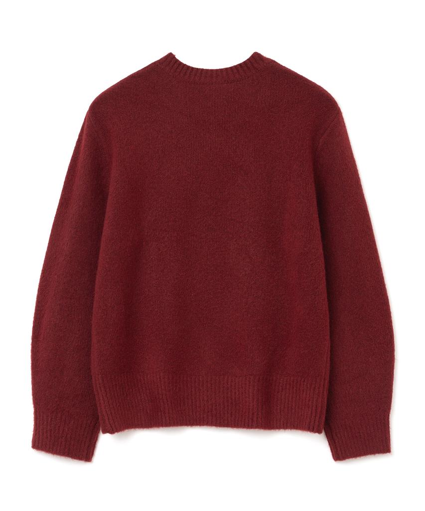 MILLO ARCHIVE Crop Silhouette V-Neck Knit [Red]