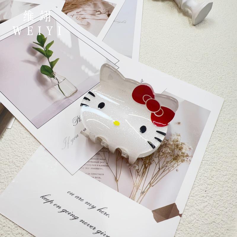 Cartoon Shark Hair Claw Clip - Cute Acrylic Accessory for Girls