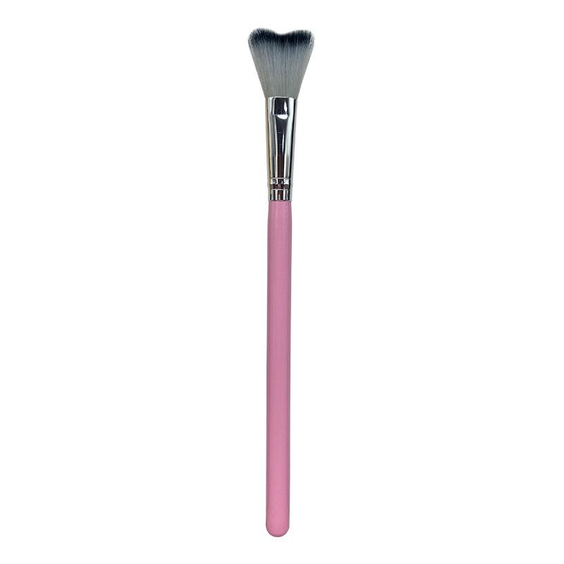 1 Pcs Lash Shampoo Curved Brush For Eyelash Extension Cleansing Soft Makeup Removal Bath Swoop Brush Tools