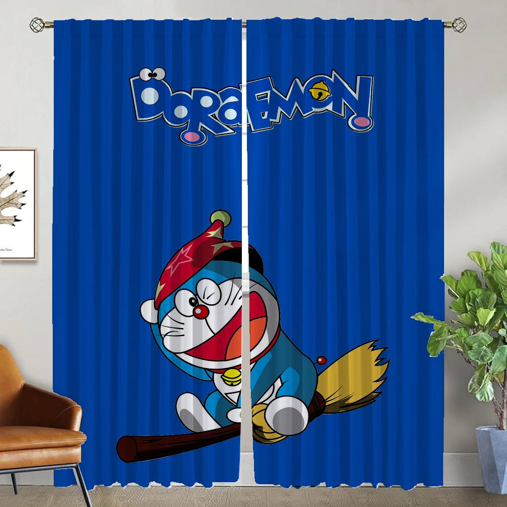 

Curtains for Living Room Curtain for Room 2 Panel Doraemones Shades Halloween Decoration Partition Home Interior Curtains Camera W50xH70cmx2pcs-CL