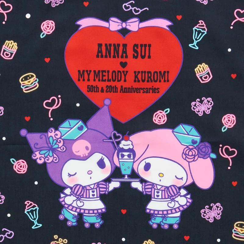 Sanrio ANNA SUI Handkerchief ( Neon ) Japan NEW
