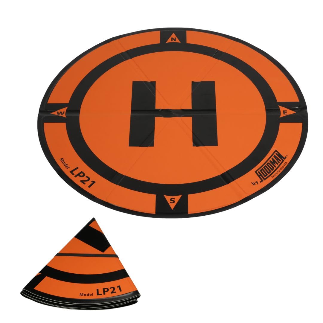 

Hoodman Weighted Landing Pad 50 Взлетно-посадочная площадка для дронов, складывающаяся втрое
