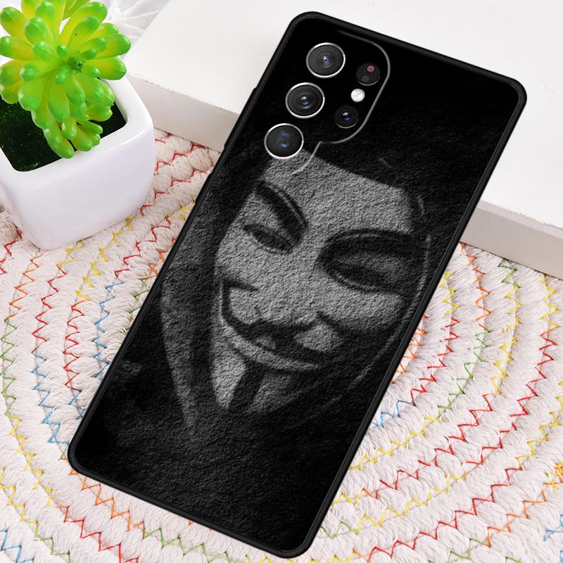 Anonymous Phone Case for Samsung Galaxy note 10 pro S26 Ultra S23 S24 FE S25 S21 S22 PLUS shockproof Cove
