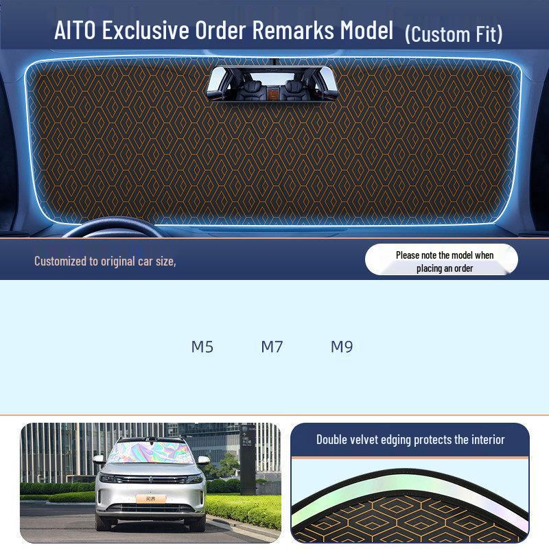 Car Windshield Sunshade Umbrella: Heat Insulation, Blackout Curtain, Sun Protection for Small Cars