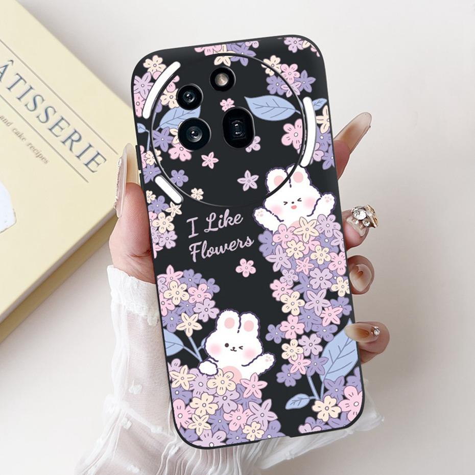 Fashion Design Phone Case For Nothing Phone (3a) Pro Phone3a Black Silicone Soft Cover For NothingPhone 3a 3 a Pro Cases Bumper