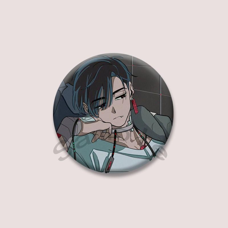 Cute Cartoon Boy Soft Button Pins Alien Stage Ivan Brooches Shirt Backpack Hat Clothing Accessories Fans Collection Badge Gifts