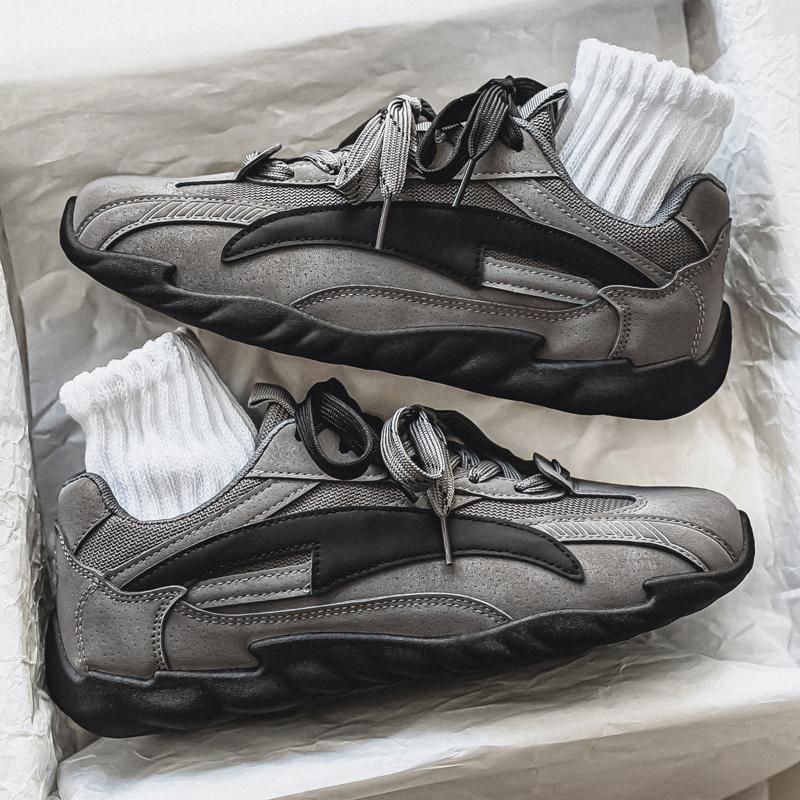Men's Work Shoes 2026 New Sle Breathable Slip-On Anti-Slip Wear-Resistant Casual Sports Shoes Thick Bottom Labor Protection
