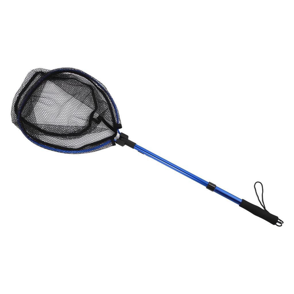 Floating Fishing Net Aluminum Alloy Rubber Foldable Extendable Portable Fish Landing Net for Easy Transportation and