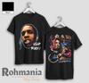Camiseta de ASAP Rocky, Camiseta de Música Rap Hip Hop, Camiseta Casual Personalizada Retro de los 90
