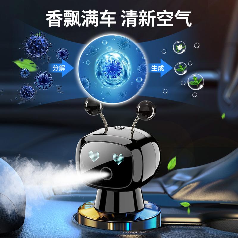 Car Ornament Perfume Aromatherapy Car Interior Accessories High-End Decoration Smart Robot Car Interior Accessories