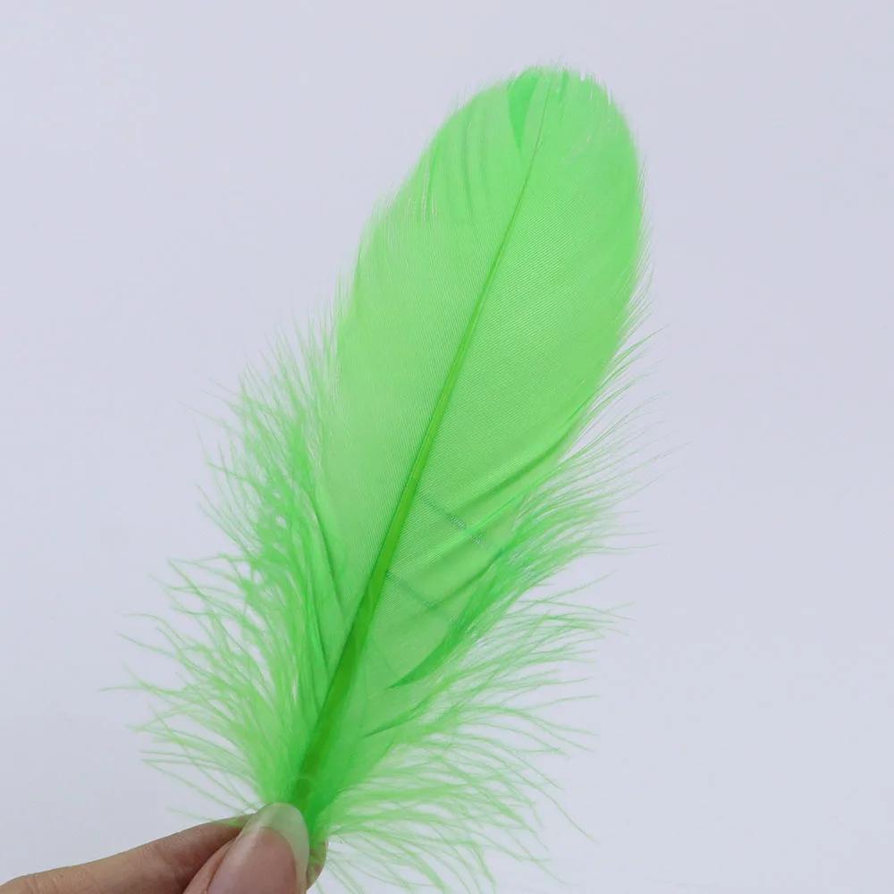 Premium White Swan Goose Feathers 15-20cm 50PCS/Lot 28 Colors for Jewelry Making Wedding Decor Crafts DIY Feather Accessories